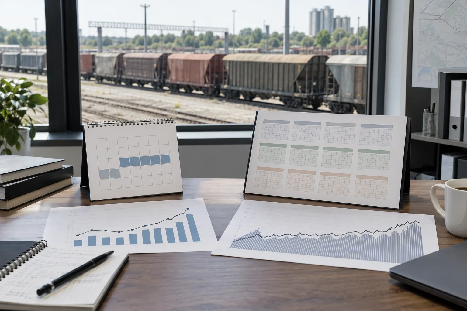 Datos ferroviarios mensuales y anuales: cuándo usar cada uno
