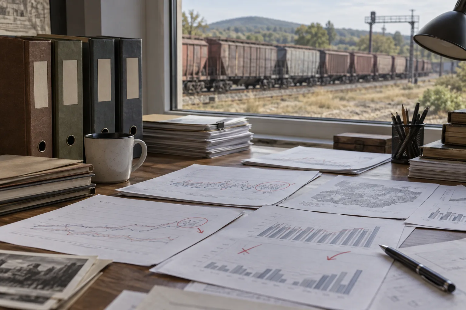 Ferrocarril de cargas: cómo leer una serie con revisiones