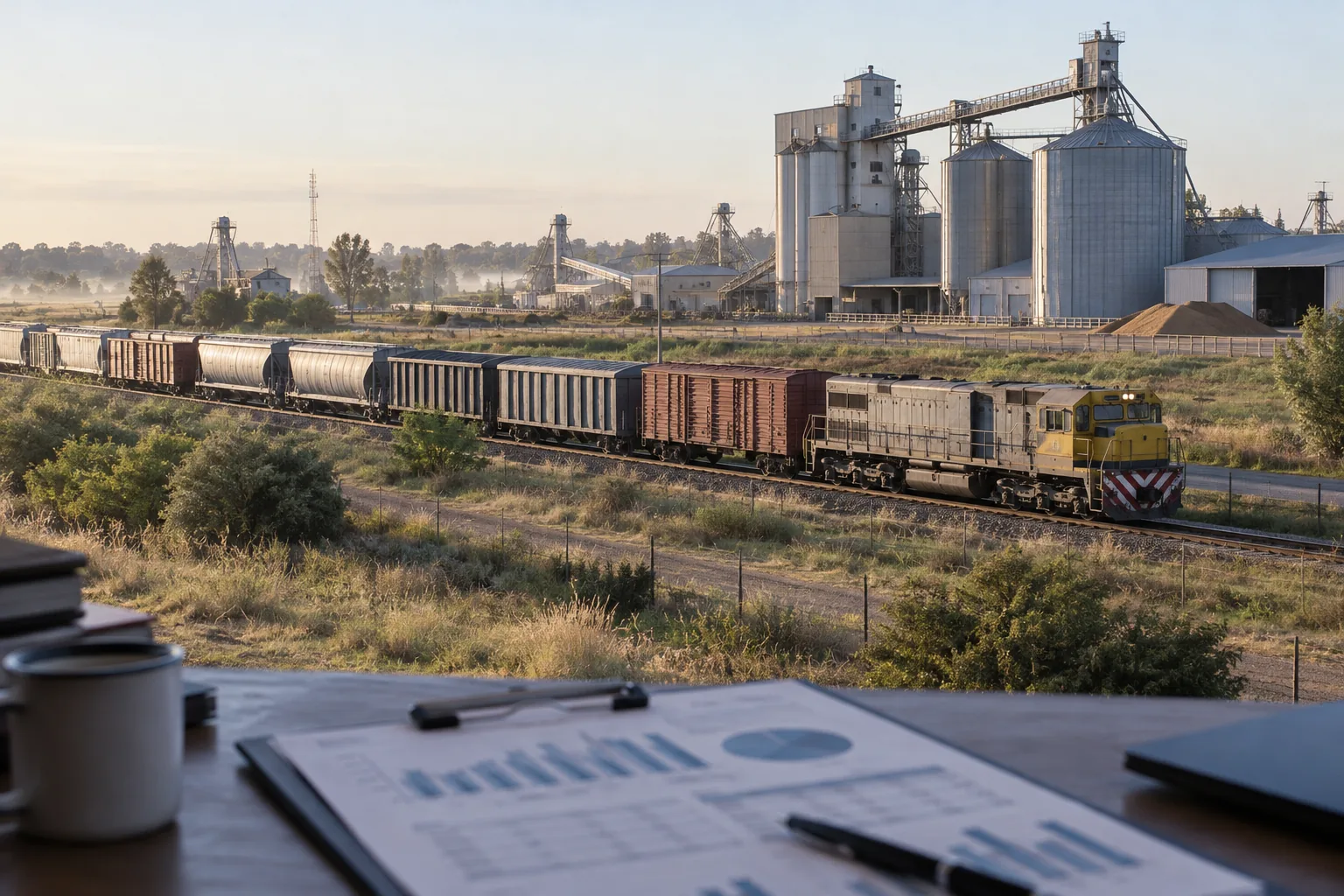 Toneladas y toneladas-kilómetro: dos lecturas distintas del ferrocarril